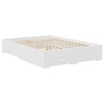 Casa si Gradina - Mobilier - Paturi si accesorii - Paturi - Cadru de pat cu headboard Alb 160 x 200 cm Lemn compozit - Infinity.ro