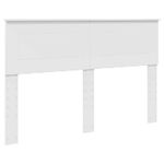 Casa si Gradina - Mobilier - Paturi si accesorii - Paturi - Cadru de pat cu headboard Alb 160 x 200 cm Lemn compozit - Infinity.ro
