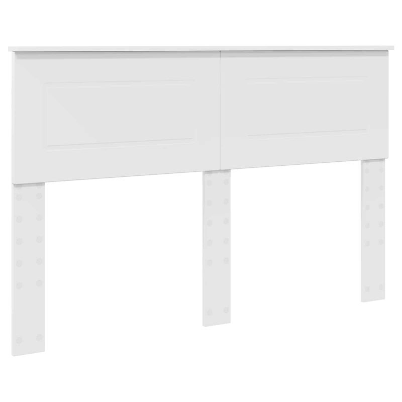 Casa si Gradina - Mobilier - Paturi si accesorii - Paturi - Cadru de pat cu headboard Alb 160 x 200 cm Lemn compozit - Infinity.ro