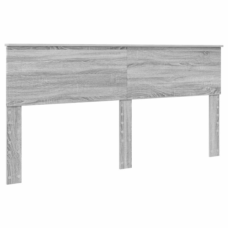 Casa si Gradina - Mobilier - Paturi si accesorii - Paturi - Cadru de pat cu headboard Gri Sonoma 180 x 200 cm Lemn compozit - Infinity.ro