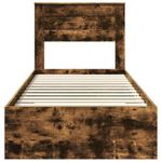 Casa si Gradina - Mobilier - Paturi si accesorii - Paturi - Cadru de pat cu sertar cu headboard cu depozitare Lemn compozit - Infinity.ro
