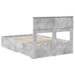 Casa si Gradina - Mobilier - Paturi si accesorii - Paturi - Cadru de pat cu sertar cu headboard cu depozitare Lemn compozit - Infinity.ro