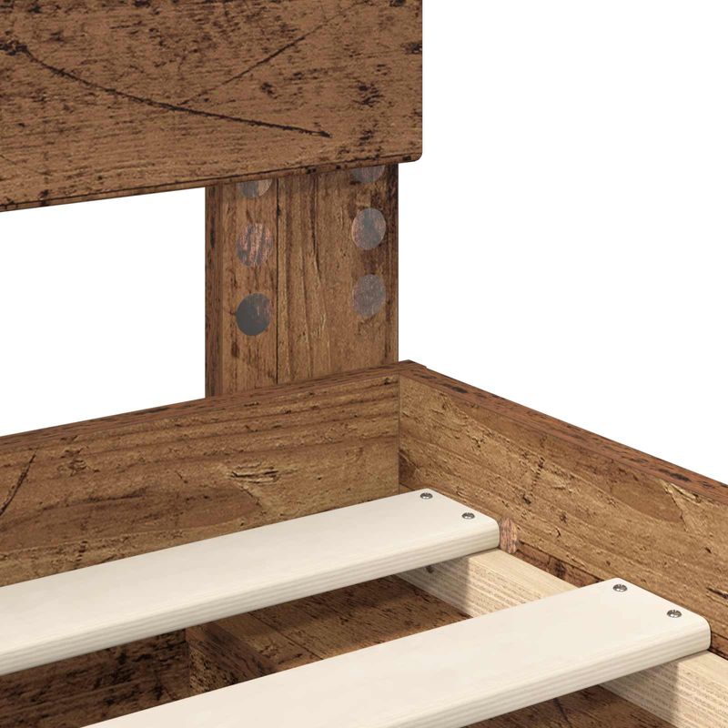 Casa si Gradina - Mobilier - Paturi si accesorii - Paturi - Cadru de pat Lemn vechi 90 x 200 cm Lemn de pin masiv - Infinity.ro