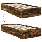 Casa si Gradina - Mobilier - Paturi si accesorii - Paturi - Cadru de pat cu sertar cu headboard cu depozitare Lemn compozit - Infinity.ro