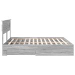 Casa si Gradina - Mobilier - Paturi si accesorii - Paturi - Cadru de pat cu sertar cu headboard cu depozitare Lemn compozit - Infinity.ro