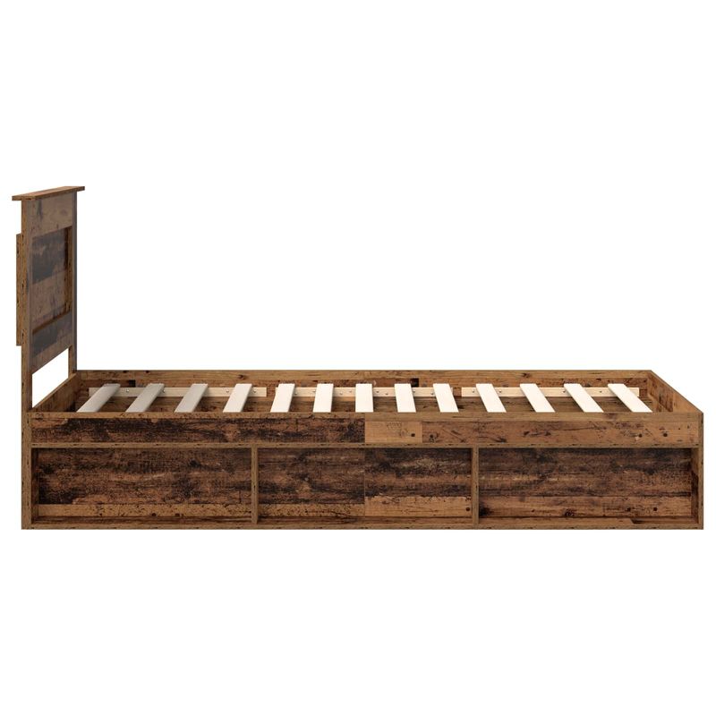 Casa si Gradina - Mobilier - Paturi si accesorii - Paturi - Cadru de pat Lemn vechi 90 x 200 cm Lemn de pin masiv - Infinity.ro