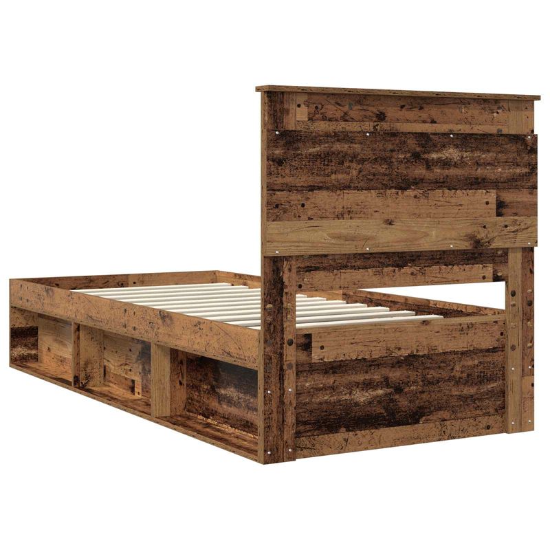 Casa si Gradina - Mobilier - Paturi si accesorii - Paturi - Cadru de pat Lemn vechi 90 x 200 cm Lemn de pin masiv - Infinity.ro