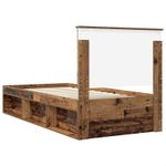 Casa si Gradina - Mobilier - Paturi si accesorii - Paturi - Cadru de pat Lemn vechi 90 x 190 cm Lemn de pin masiv - Infinity.ro
