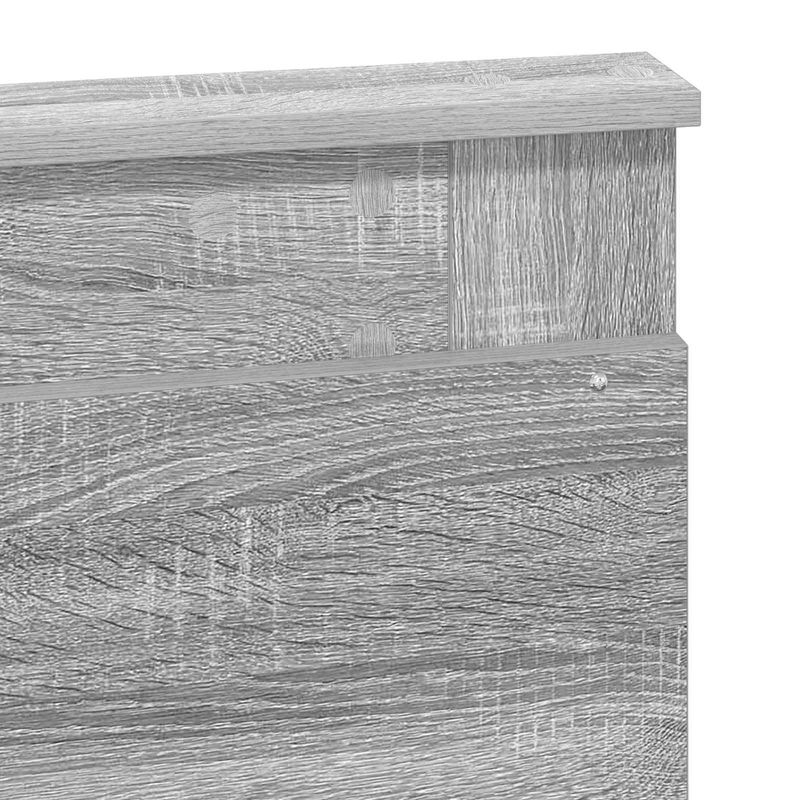 Casa si Gradina - Mobilier - Paturi si accesorii - Paturi - Cadru de pat Gri Sonoma 150 x 200 cm Lemn de pin masiv - Infinity.ro