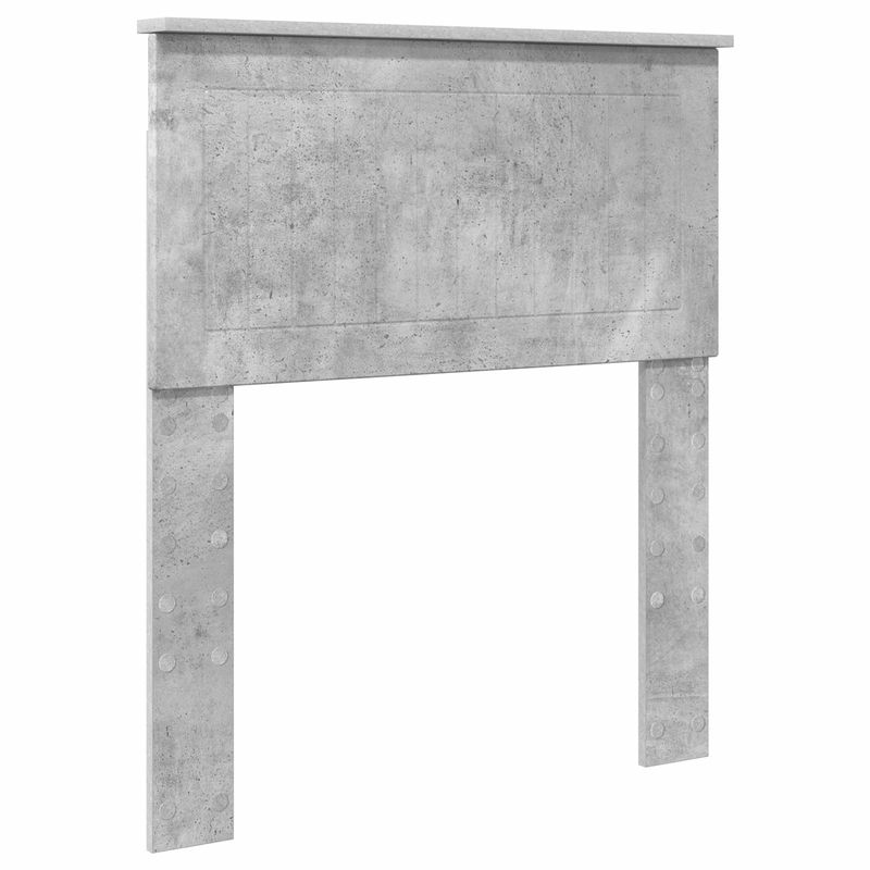 Casa si Gradina - Mobilier - Paturi si accesorii - Paturi - Cadru de pat Gri Concret 75 x 190 cm Lemn de pin masiv - Infinity.ro