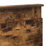 Casa si Gradina - Mobilier - Paturi si accesorii - Paturi - Cadru de pat Stejar fumuriu 180 x 200 cm Lemn de pin masiv - Infinity.ro