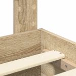 Casa si Gradina - Mobilier - Paturi si accesorii - Paturi - Cadru de pat cu sertar Stejar Sonoma 150 x 200 cm Lemn compozit - Infinity.ro