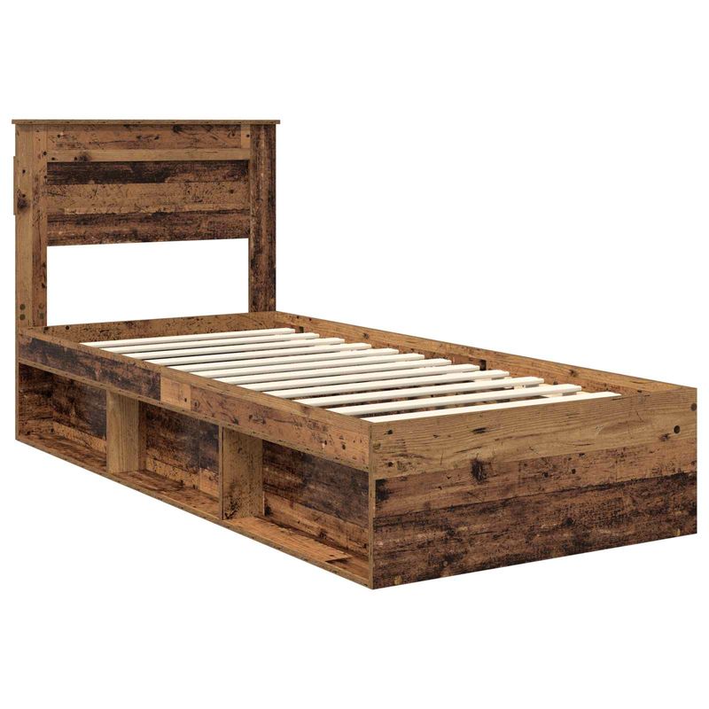 Casa si Gradina - Mobilier - Paturi si accesorii - Paturi - Cadru de pat Lemn vechi 100 x 200 cm Lemn de pin masiv - Infinity.ro