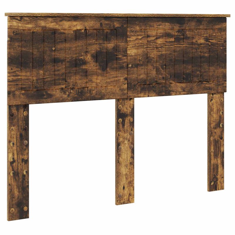 Casa si Gradina - Mobilier - Paturi si accesorii - Paturi - Pat cu storage Stejar fumuriu 135 x 190 cm Lemn compozit - Infinity.ro