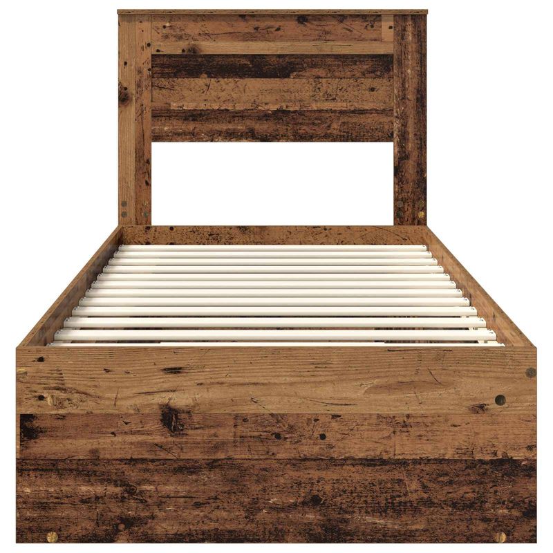 Casa si Gradina - Mobilier - Paturi si accesorii - Paturi - Cadru de pat Lemn vechi 100 x 200 cm Lemn de pin masiv - Infinity.ro