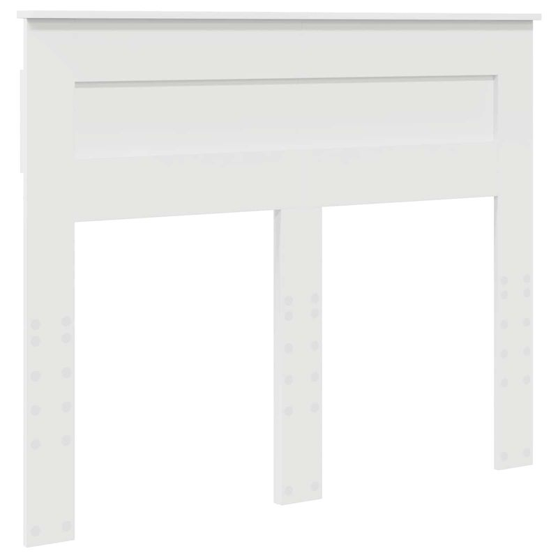 Casa si Gradina - Mobilier - Paturi si accesorii - Paturi - Cadru de pat cu headboard Alb 120 x 200 cm Lemn de pin masiv - Infinity.ro