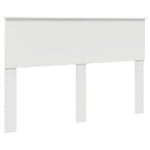 Casa si Gradina - Mobilier - Paturi si accesorii - Paturi - Pat cu storage cu headboard Alb 140 x 190 cm Lemn compozit - Infinity.ro