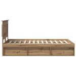 Casa si Gradina - Mobilier - Paturi si accesorii - Paturi - Cadru de pat Stejar artizanal 120 x 200 cm Lemn de pin masiv - Infinity.ro