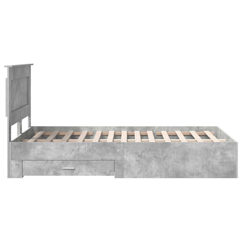 Casa si Gradina - Mobilier - Paturi si accesorii - Paturi - Cadru de pat cu sertar cu headboard cu depozitare Lemn compozit - Infinity.ro
