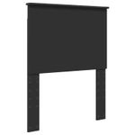 Casa si Gradina - Mobilier - Paturi si accesorii - Paturi - Cadru de pat cu headboard Negru 75 x 190 cm Lemn de pin masiv - Infinity.ro