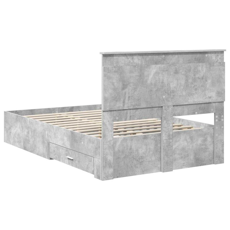 Casa si Gradina - Mobilier - Paturi si accesorii - Paturi - Cadru de pat cu sertar cu headboard cu depozitare Lemn compozit - Infinity.ro