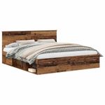 Casa si Gradina - Mobilier - Paturi si accesorii - Paturi - Cadru de pat Lemn vechi 180 x 200 cm Lemn de pin masiv - Infinity.ro