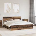 Casa si Gradina - Mobilier - Paturi si accesorii - Paturi - Cadru de pat Lemn vechi 180 x 200 cm Lemn de pin masiv - Infinity.ro