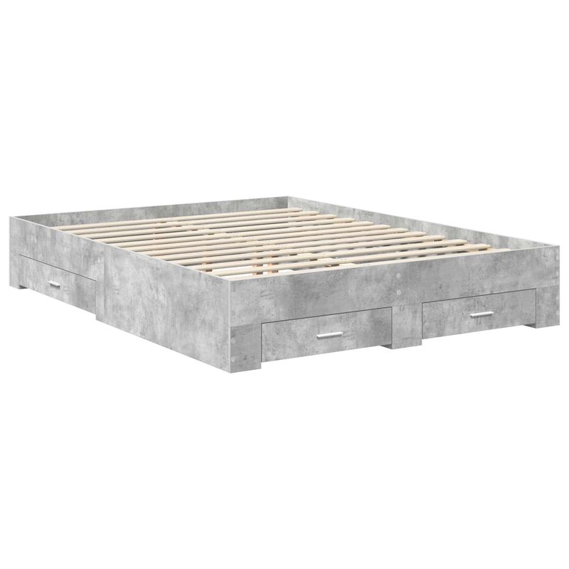 Casa si Gradina - Mobilier - Paturi si accesorii - Paturi - Cadru de pat cu sertar cu headboard cu depozitare Lemn compozit - Infinity.ro