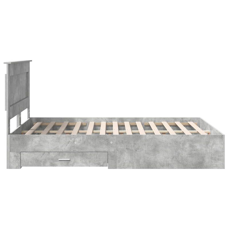 Casa si Gradina - Mobilier - Paturi si accesorii - Paturi - Cadru de pat cu sertar cu headboard cu depozitare Lemn compozit - Infinity.ro