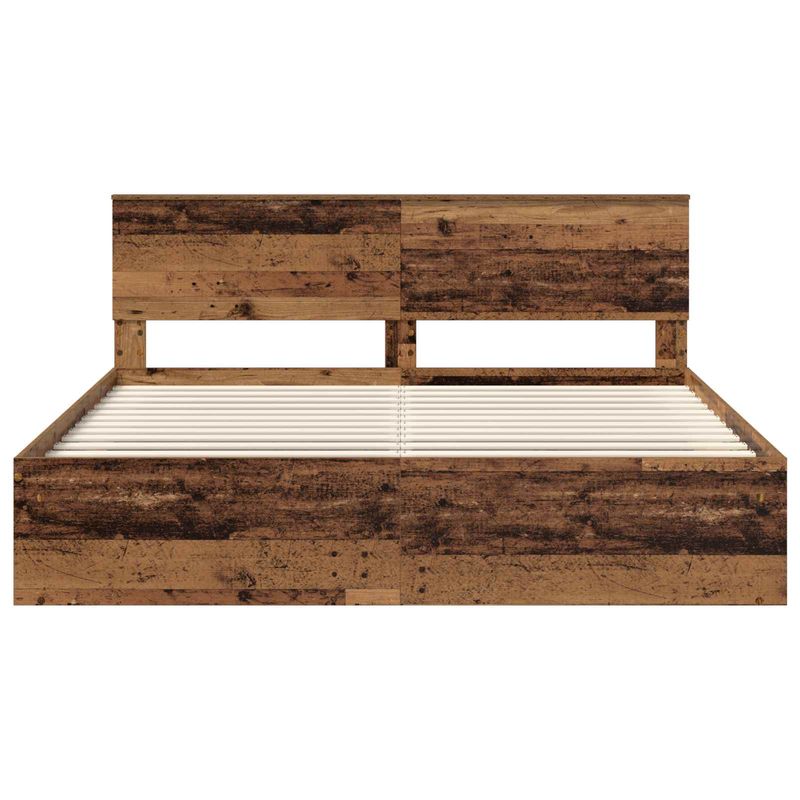 Casa si Gradina - Mobilier - Paturi si accesorii - Paturi - Cadru de pat Lemn vechi 180 x 200 cm Lemn de pin masiv - Infinity.ro