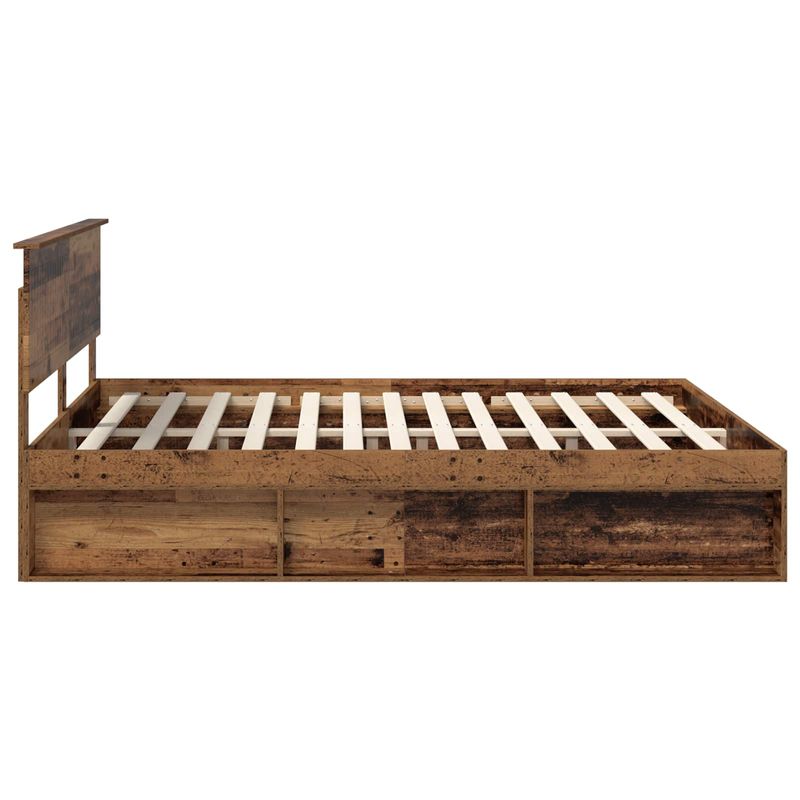 Casa si Gradina - Mobilier - Paturi si accesorii - Paturi - Cadru de pat Lemn vechi 180 x 200 cm Lemn de pin masiv - Infinity.ro