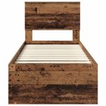 Casa si Gradina - Mobilier - Paturi si accesorii - Paturi - Cadru de pat Lemn vechi 75 x 190 cm Lemn de pin masiv - Infinity.ro