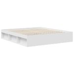 Casa si Gradina - Mobilier - Paturi si accesorii - Paturi - Cadru de pat cu headboard Alb 180 x 200 cm Lemn de pin masiv - Infinity.ro