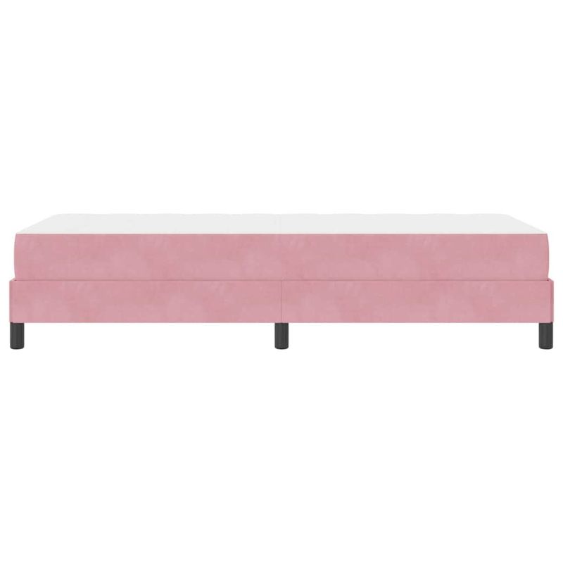 Casa si Gradina - Mobilier - Paturi si accesorii - Paturi - Pat cu arcuri cu saltea Roz 90 x 210 cm tesatura - Infinity.ro