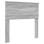 Casa si Gradina - Mobilier - Paturi si accesorii - Paturi - Cadru de pat cu headboard Gri Sonoma 90 x 200 cm Lemn compozit - Infinity.ro
