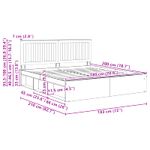 Casa si Gradina - Mobilier - Paturi si accesorii - Paturi - Cadru de pat cu headboard Alb 180 x 200 cm Lemn de pin masiv - Infinity.ro