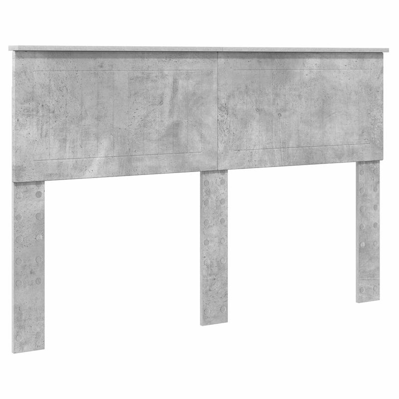 Casa si Gradina - Mobilier - Paturi si accesorii - Paturi - Cadru de pat cu sertar Gri din beton 140 x 190 cm Lemn compozit - Infinity.ro