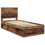 Casa si Gradina - Mobilier - Paturi si accesorii - Paturi - Cadru de pat Lemn vechi 90 x 190 cm Lemn de pin masiv - Infinity.ro