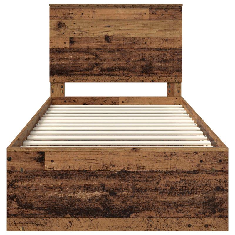 Casa si Gradina - Mobilier - Paturi si accesorii - Paturi - Cadru de pat Lemn vechi 90 x 190 cm Lemn de pin masiv - Infinity.ro