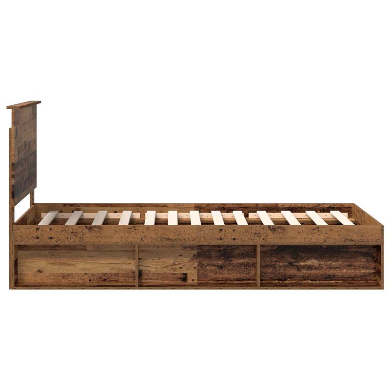 Casa si Gradina - Mobilier - Paturi si accesorii - Paturi - Cadru de pat Lemn vechi 90 x 190 cm Lemn de pin masiv - Infinity.ro