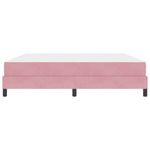 Casa si Gradina - Mobilier - Paturi si accesorii - Paturi - Pat cu arcuri cu saltea Roz 180 x 210 cm tesatura - Infinity.ro