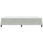 Casa si Gradina - Mobilier - Paturi si accesorii - Paturi - Pat cu arcuri cu saltea Gri deschis 160 x 210 cm tesatura - Infinity.ro