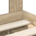 Casa si Gradina - Mobilier - Paturi si accesorii - Paturi - Cadru de pat Stejar Sonoma 75 x 190 cm Lemn de pin masiv - Infinity.ro