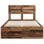 Casa si Gradina - Mobilier - Paturi si accesorii - Paturi - Cadru de pat Lemn vechi 135 x 190 cm Lemn de pin masiv - Infinity.ro