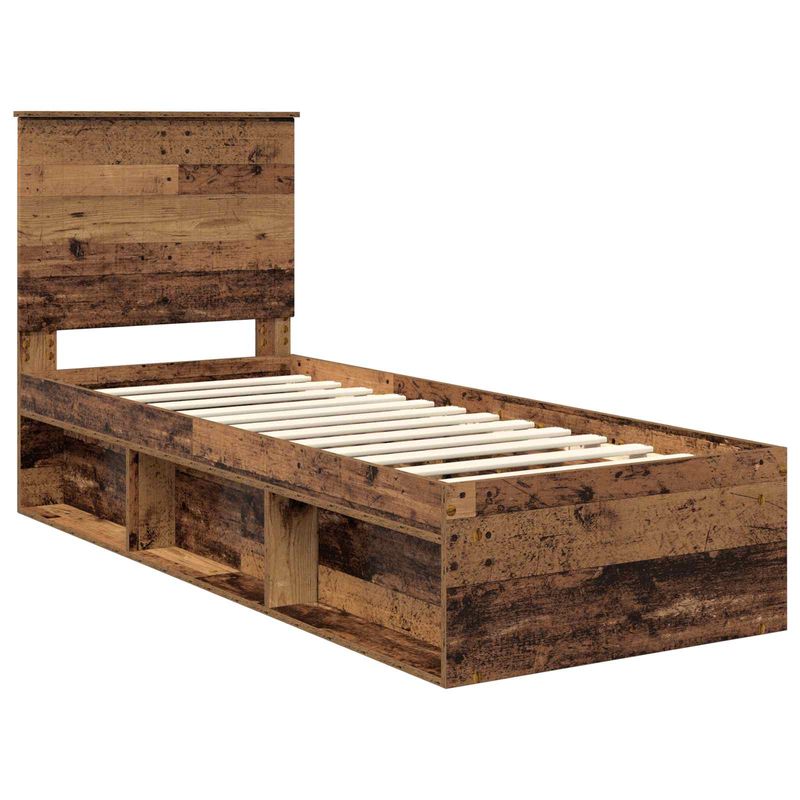 Casa si Gradina - Mobilier - Paturi si accesorii - Paturi - Cadru de pat Lemn vechi 75 x 190 cm Lemn de pin masiv - Infinity.ro