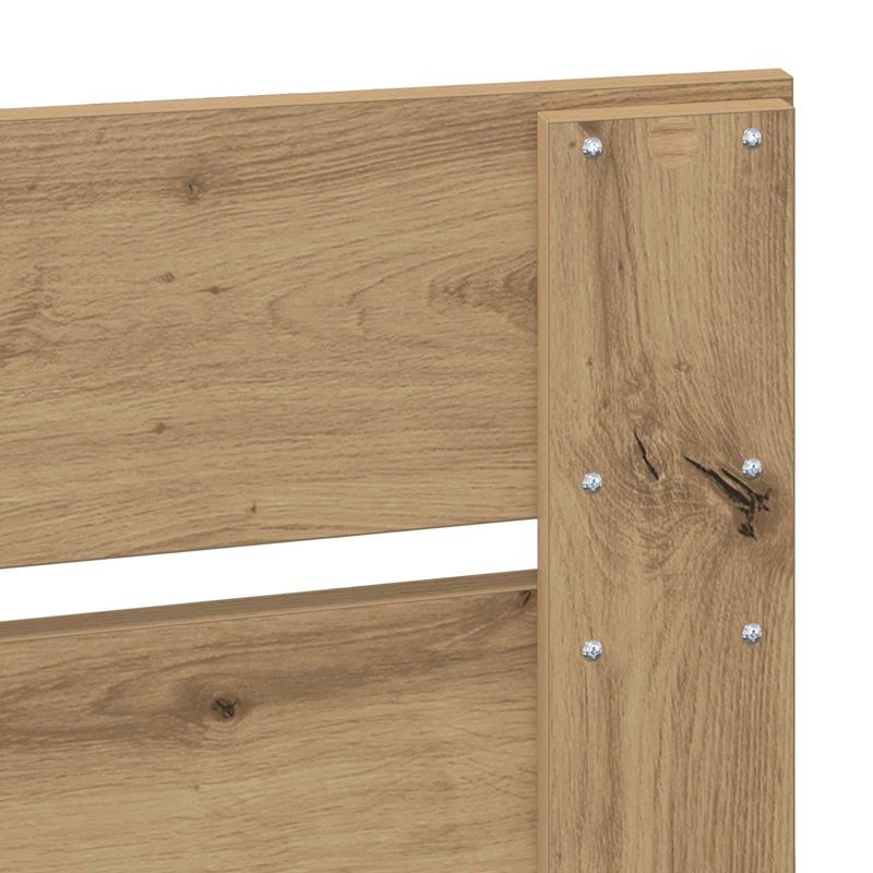 Casa si Gradina - Mobilier - Paturi si accesorii - Paturi - Cadru de pat Stejar artizanal 140 x 190 cm Lemn de pin masiv - Infinity.ro