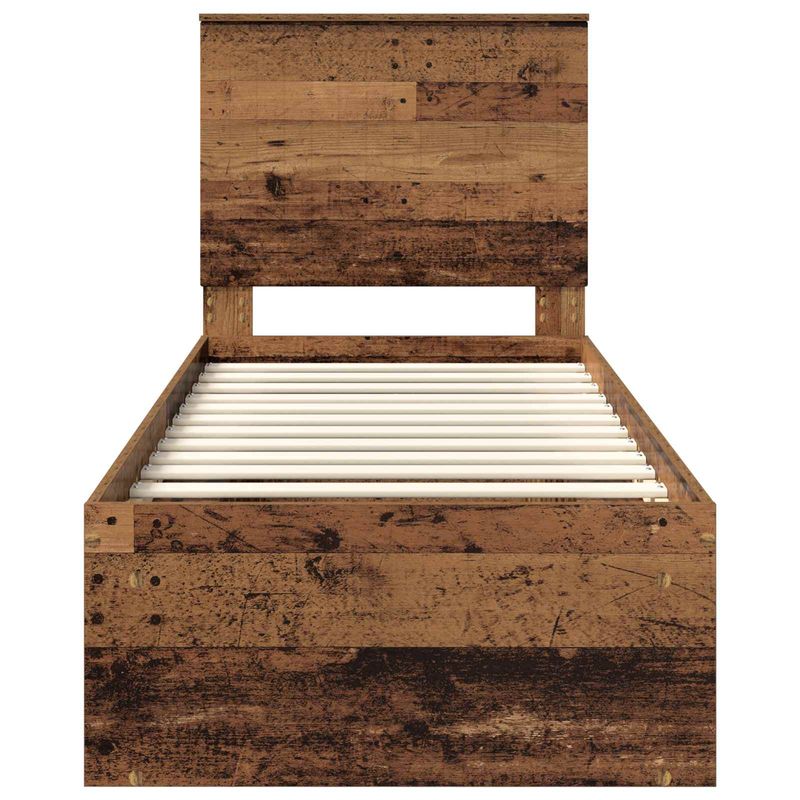 Casa si Gradina - Mobilier - Paturi si accesorii - Paturi - Cadru de pat Lemn vechi 75 x 190 cm Lemn de pin masiv - Infinity.ro