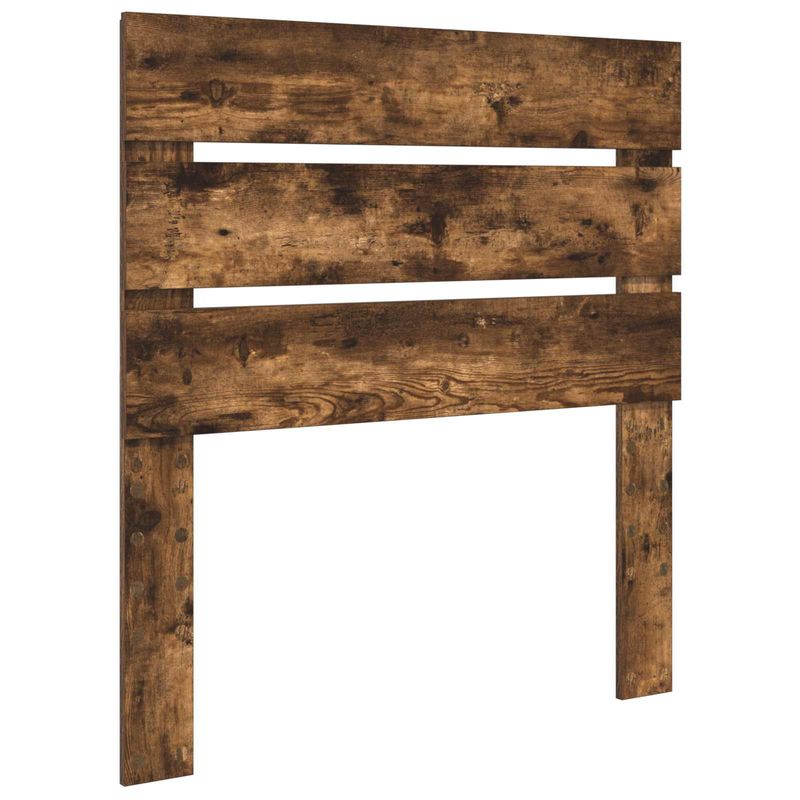 Casa si Gradina - Mobilier - Paturi si accesorii - Paturi - Cadru de pat Stejar fumuriu 75 x 190 cm Lemn de pin masiv - Infinity.ro