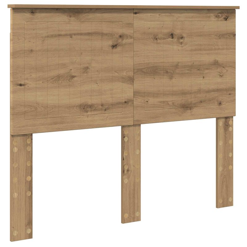 Casa si Gradina - Mobilier - Paturi si accesorii - Paturi - Cadru de pat Stejar Artizanal 120 x 190 cm Lemn compozit - Infinity.ro