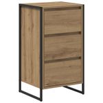 Casa si Gradina - Mobilier - Comode si corpuri - Comode - Bufet Stejar artizanal 42 x 36 x 75.5 cm Lemn compozit - Infinity.ro